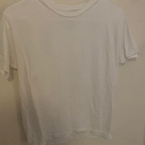 Hanes Girls White Plain T-Shirt (Youth 10-12)
